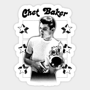 Chet Baker / Jazz Music Fan Design Sticker